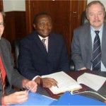 Prof. Dr. G. Bringmann, Prof. Dr. V. Mudogo, Prof. Dr. A. Haase